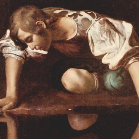 "Narcissus," by Michelangelo Merisi da Caravaggio (ca 1597-1599)